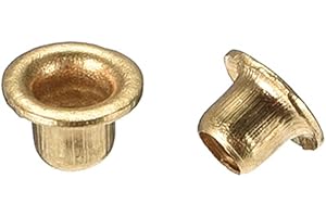 sourcing map Remaches huecos de cobre de Agujero pasante de 3mmx3mm de Placa de circuito de ojal PCB, 200 unidades