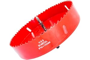 Scie cloche 170mm LAIWEI pour percer des trous dans le bois, le placoplâtre, le PVC, etc. Outil de perçage tranchant et durable