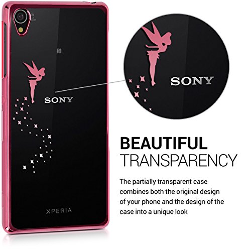 kwmobile Elegante y ligera funda Crystal Case Dise o Hada para Sony Xperia Z3 en rosa fucsia transparente reviews kwmobile Elegante y ligera funda Crystal Case Dise o Hada para Sony Xperia Z3 en rosa fucsia transparente