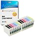 Produktbild 14 Druckerpatronen für Epson Stylus Photo P50 PX650 PX660 PX700W PX710W PX720WD PX800FW PX810FW R265 R285 R360 RX580 RX585 RX685 | kompatibel zu Epson T0801 T0802 T0803 T0804 T0805 T0806 (T0807)