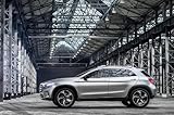 Clásico y músculo anuncios de coche y COCHE arte Mercedes-Benz GLA Concept Car Póster en 10 mil Archival papel satinado plateado lado almacén vista, papel, Silver Side Warehouse View, 36' x 24'