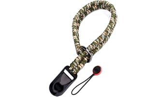 BECAT Kamera Handschlaufe Gurt Schnellverschluss Camera Strap Wristband Handgewebtes Einstellen Trageschlaufe Compatible with Canon, Nikon, Sony, Olympus, Pentax, Leica DSLR SLR Wrist Strap Tarnung