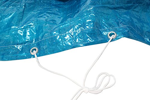 Pool Abdeckplane BESTWAY 457 cm blau Pool Plane Planschbecke - 3