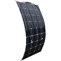 YUANFENGPOWER 100 Watt Flexibel Solapanel 18v Monokristallin Solarmodul für Boot, Wohnmobil, Auto, Dach, 12 V Batterie…