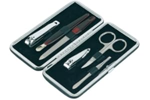 VERTRIEB DURCH PREISWERT & GUT Manikürset mit Nagelschere Nagelfeile Pinzette Nagelschaber und kleinem Nagelknipser