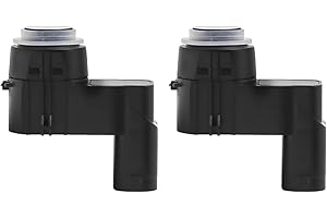 Hoypeyfiy 2Pcs Front and Rear PDC Parking Sensor, Replacement for Citroen C3 DS3 Replacement for Peugeot 3008 5008 2009-2016 PDC Reverse Parking Assist Sensor 9677782980 9677782977