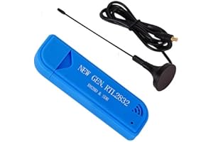 FACAIIO RTL2832U & R828D USB2 0 TV Dongle Receiver, Wide Operating Frequency Range, Antenna