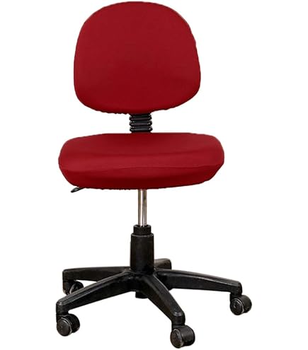 CaCaCook Coprisedia universale per sedia da ufficio e computer, rimovibile, resistente, colore puro, copertura universale per sedia girevole da ufficio (2 pezzi, blu