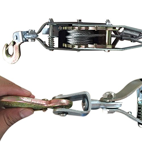 Handseilzug 2 t to Seilwinde Flaschenzug Seilzug 2000 kg Hand Winde - 3