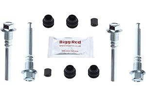 Bigg Red - Brake Caliper Slider Bolt Guide Kit - Compatible with, Rear Left & Right