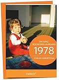 Image de 1978 - Ein ganz besonderer Jahrgang Zum 40. Geburtstag: Jahrgangs-Heftchen mit Kuvert