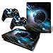 Produktbild Microsoft XBOX ONE X Skin Design Foils Aufkleber Schutzfolie Set - Planet Motiv