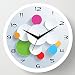 Cartoonpur Round Large Designer Decorative 3D Wall Clock - Non Ticking & Silent 11-Inch Wall Clock for Home / Bedroom / Living Room / Kitchen RS.699.00