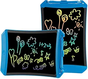 Proffisy LCD Writing Tablet Pad 8.5inch Colorful eWriter Electronic Graphics Tablet Drawing Tablet Lock-Key Erasable Portable Girls Toys Birthday Gift for 3-6 Years Kids