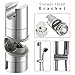 Produktbild Universeller, verstellbarer Duschkopf, Seifenschalenhalter verchromte Schiene, für das Badezimmer, Wandmontage., 18 to 25mm Adjustable Shower Head Holder