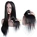 Sunwell 7A Virgin Brazilian Straight Lace Front Wigs Human Hair Middle Part 130 Density Natural Colour 10inch