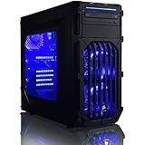ADMI ULTRA GAMING PC - Quad Core High Spec LED, Home, Family, Multimedia Desktop Gaming Computer with Platinum Warranty: AMD FX-8350 8 Core 4.20GHz Turbo CPU / NVIDIA GTX 1070 8GB DDR5 Graphics Card / 8GB 1600MHz DDR3 RAM / 1TB Hard Drive / WiFi / 24x DVDRW / Corsair SPEC-03 Case Powerful Gaming PC with High Speed USB3.0 / HDMI / 4K Support - Windows 10