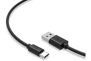 NICPOWER Kabel USB typu C, 3 Metry, kabel do ładowania, kompatybilny z Sony Playstation 5, PS5, DualSense, bezprzewodowy kontroler Xbox Series X/S, kontroler, kabel sieciowy, ładowarka, ładowarka