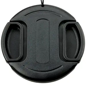 JJC Lens Cap 62mm Snap on Type with String