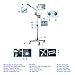 AceFox STAND FACIAL STEAMER Aroma Ozone Ion Vapor Skincare Moisture Salon Spa Beauty