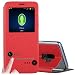 Produktbild Philip Peacoc Für Samsung Galaxy S9 + Horizontal Flip Leder Tasche mit Halter & Anrufanzeige ID & Sleep/Wake-up Funktion *** (Großauswahl : Sas1726r)