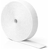 lustnau Velcro Stabilizer Cable Organizer - 5 Meters x 1cm | Easy Operation, Practical Solution for Garden and Home (White)