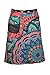 Produktbild Filosophie Bunter Wickelrock/Tanzrock mit abstrakten Floral Ethno Print - Hippie Chic - Knielang - TULSI