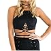Produktbild Frauen Sexy Tank tops Bustier BH Bra, LILICAT Damen Mode Crop Top Hemd Bluse Weste Cami Onlbera (Schwarz, M)