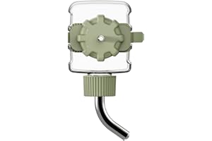 TOKAYIFE Bebedero Hamster Bebedero para Animales pequeños Botella de Agua Colgante Contenedor de Agua para roedores para Conejito Chinchilla Hedgehog Hurón Hámster (118ml, Verde)