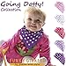 Going Dotty! Girls Spots Collection of Bandana bibs