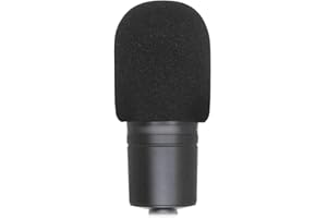 SUNMON mikrofon piankowy do przedniej szyby, idealny mikrofon z filtrem pop do Audio Technica AT2020 i innych dużych mikrofonów (czarny)