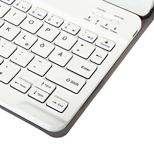 Besmall Ultra Slim Bluetooth Tastatur mit QWERTZ deutsches deutsches deutsches Tastaturlayout für iPad 2/3/4 Tastatur Schutz Hülle Tasche Keyboard Case(iPad 2/3/4,Blau)XLYP24E-OZ - 4
