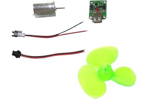 FLAMEER Alternative Energy Generators Set Electrical Micro Wind Generator Alternator DIY Kit Portable Emergency Mobile Phone Charger Micro Wind Turbine Motor