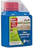 gel antihormigas bayer Dosis: aplicar 2-8 por hormiguero en pequeños montones
