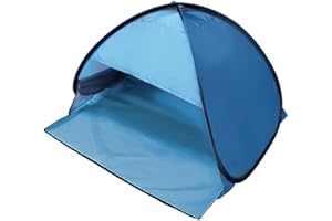 KUWUNG Refugio de playa Pop Up pequeño, plegable, tienda de playa, mini tienda de campaña para reposacabezas, protección solar contra los rayos UV, tienda de campaña instantánea automática para