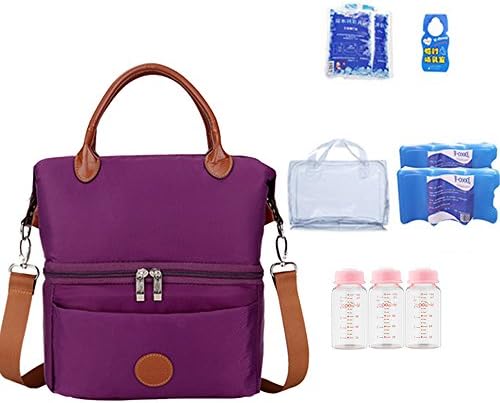 Breast milk fresh package, storage ice packs, refrigerated bags, multi-functional large-capacity backpack, outdoor mummy bag ( Style : D )