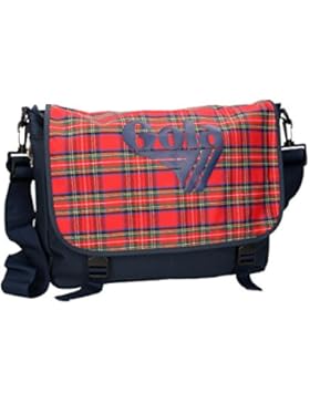 Ordnertasche Mann GOLA Blau Tasche Klappe Messenger Umgehängt VF249