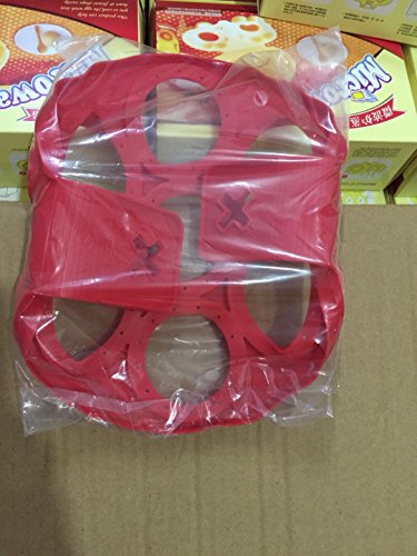 UBEST Kuchenform Nonstick Silikon Ei Ring Pancakes Pfannkuchen Form, 7er Runde - 3