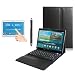 Produktbild BORIYUAN Leder Case mit Bluetooth Tastatur Silikon Qwertz (Schwarz, Samsung Galaxy Tab S 10.5 T800 WiFi T805)