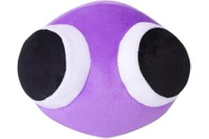 BENOLLS Rainbow Friends Chapter 2,Rainbow Friends Yellow and Cyan Peluches Nuevos Juegos Lindo muñeco de Peluche niños y niñas para Halloween Acción de Gracias y Amantes de los Juegos(Purple)