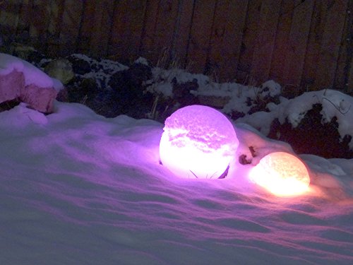 Telefunken Solar-Gartenleuchte – Ball (Dekoleuchte mit RGB Farbwechsel, schwimmfähig, riesiges Solarpanel mit 1,5W) Kugel - 7