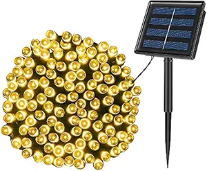 CURATED CART  Solar Light , 32 ft, 100 LED, Colour - Warm White