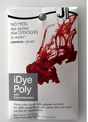 iDye Poly Crimson - For Polyester And Nylon Fabrics