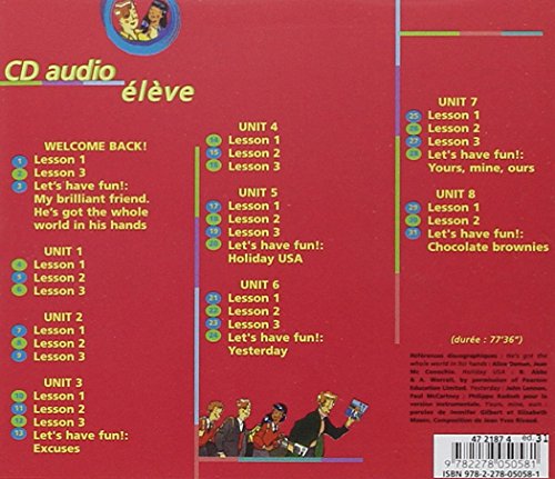 Livres Couvertures de New Live : 5e, anglais LV1, pour l'élève (CD audio)
