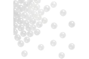 LittleTom 50 Boules en PE diamètre 5,5cm pour remplir Piscine bébé Transparent