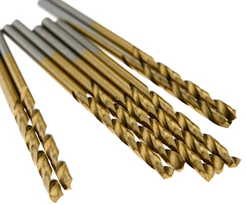50Stk. Bohrer Set Titanium HSS Metallbohrer Spiralbohrer 1mm 1.5mm 2mm 2.5mm 3mm - 3