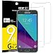 Produktbild NEW'C PanzerglasFolie Schutzfolie für Samsung Galaxy J5 2017, [2 Stück] Frei von Kratzern Fingabdrücken und Öl, 9H Härte, HD Displayschutzfolie, Displayschutzfolie Samsung Galaxy J5 2017