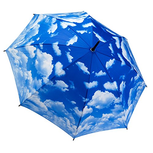 Preisvergleich Produktbild Stockschirm Regenschirm Motiv Wolken Rosemarie Schulz Heidelberg