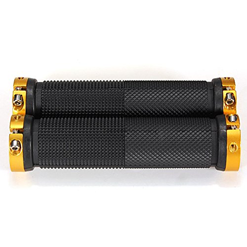 Preisvergleich Produktbild Fahrrad-Griffe für BMX-Rad und Mountainbike, mit Doppelverschluss, gelb