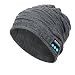 Produktbild Bluetooth Beanie Strick Hüte Mit Kopfhörern, Kalt-Sichere Winter-Hut-Skullies Und Ski-Mütze Für Männer Frauen Kinder Indoor-Outdoor-Musik-Übung Und Fitness,T1gray
